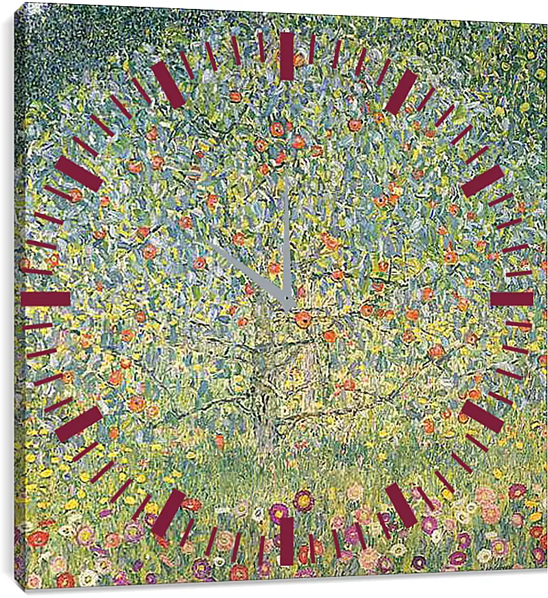 Часы картина - Apfelbaum I. Густав Климт