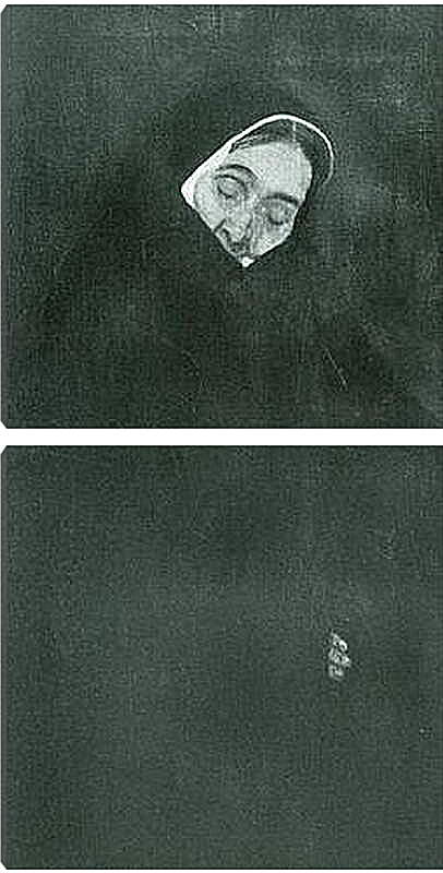 Модульная картина - Alte Frau. Густав Климт
