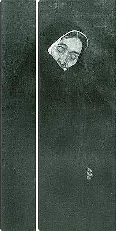 Модульная картина - Alte Frau. Густав Климт
