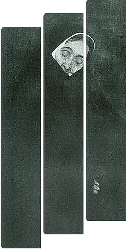 Модульная картина - Alte Frau. Густав Климт