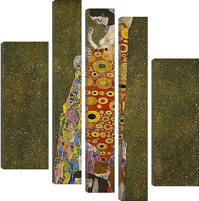 Модульная картина - Hope, II. Густав Климт
