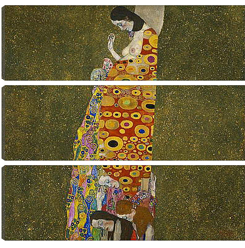 Модульная картина - Hope, II. Густав Климт
