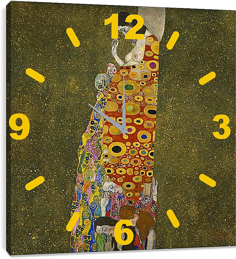 Часы картина - Hope, II. Густав Климт