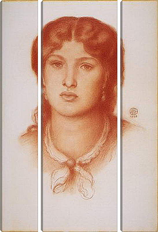 Модульная картина - Fanny Cornforth. Данте Габриэль Россетти
