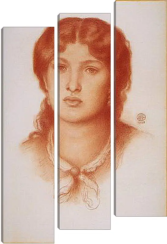 Модульная картина - Fanny Cornforth. Данте Габриэль Россетти