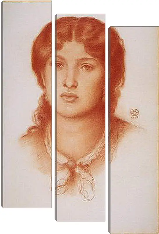 Модульная картина - Fanny Cornforth. Данте Габриэль Россетти