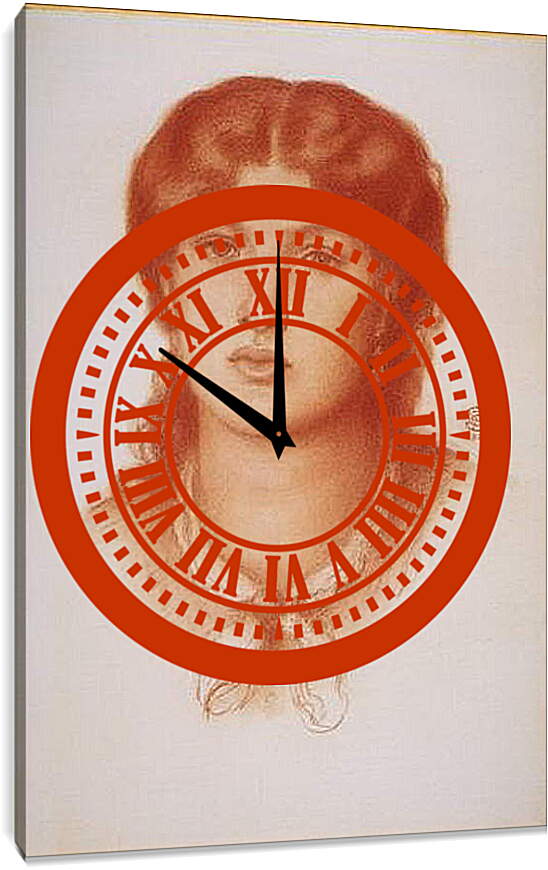 Часы картина - Fanny Cornforth. Данте Габриэль Россетти

