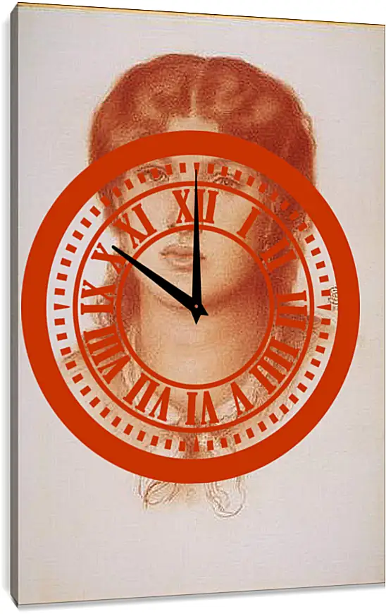 Часы картина - Fanny Cornforth. Данте Габриэль Россетти