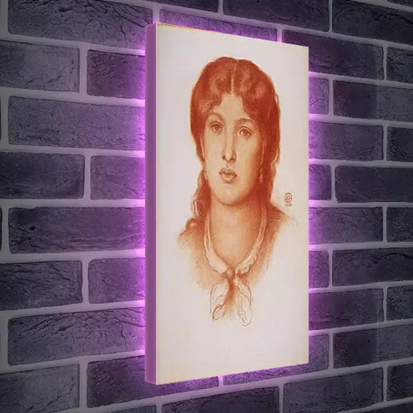 Лайтбокс световая панель - Fanny Cornforth. Данте Габриэль Россетти