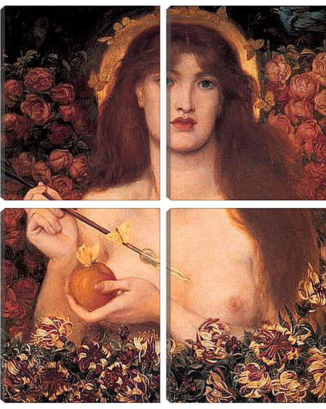 Модульная картина - Venus Verticordia. Данте Габриэль Россетти
