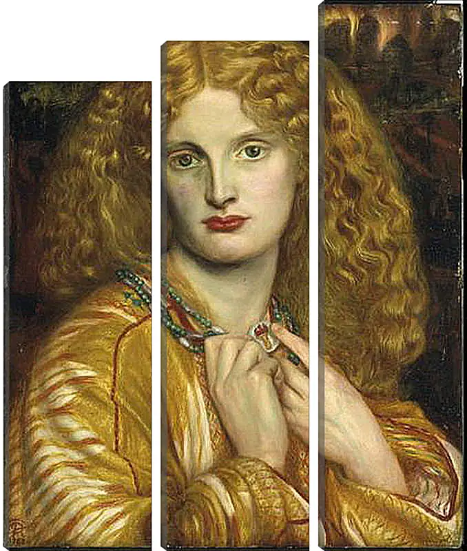 Модульная картина - Helen of Troy. Данте Габриэль Россетти