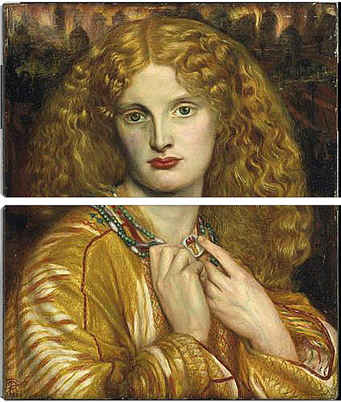 Модульная картина - Helen of Troy. Данте Габриэль Россетти
