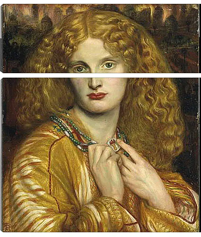 Модульная картина - Helen of Troy. Данте Габриэль Россетти