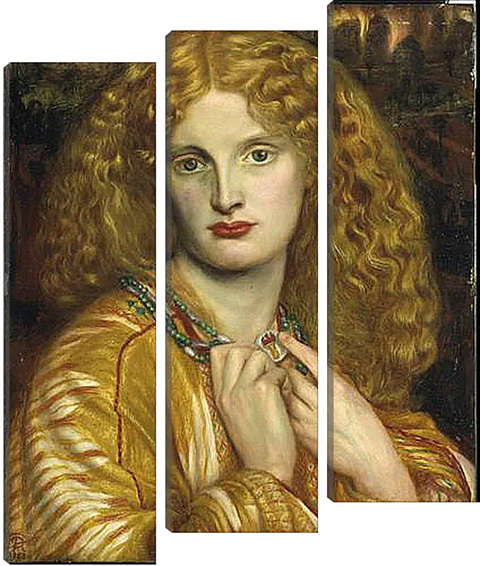 Модульная картина - Helen of Troy. Данте Габриэль Россетти