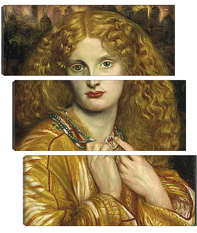 Модульная картина - Helen of Troy. Данте Габриэль Россетти