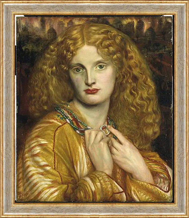 Картина в раме - Helen of Troy. Данте Габриэль Россетти
