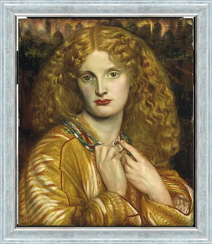 Картина в раме - Helen of Troy. Данте Габриэль Россетти
