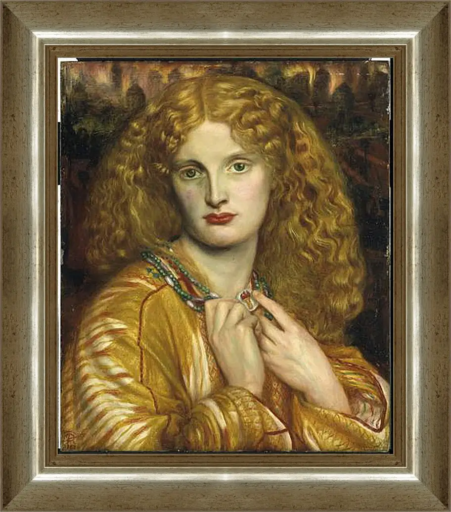 Картина в раме - Helen of Troy. Данте Габриэль Россетти
