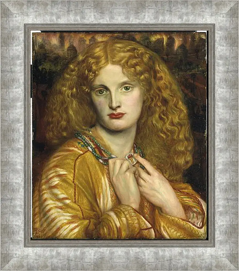 Картина в раме - Helen of Troy. Данте Габриэль Россетти
