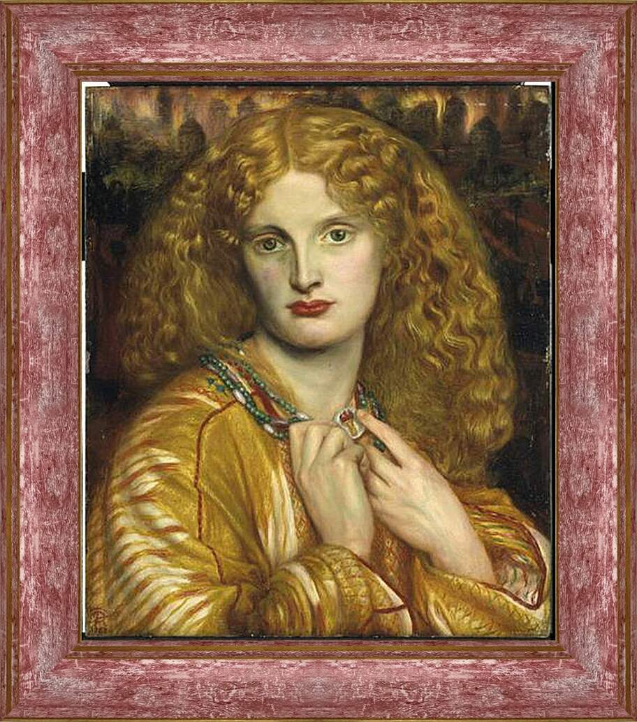 Картина в раме - Helen of Troy. Данте Габриэль Россетти