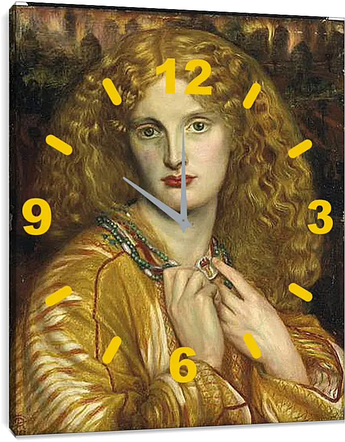 Часы картина - Helen of Troy. Данте Габриэль Россетти