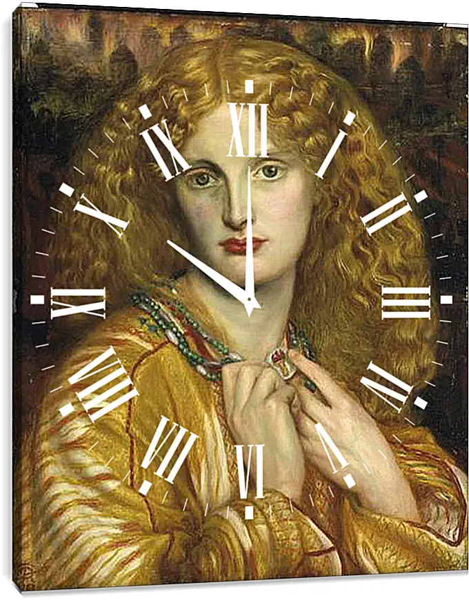 Часы картина - Helen of Troy. Данте Габриэль Россетти