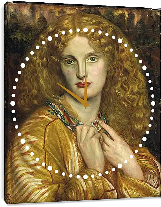 Часы картина - Helen of Troy. Данте Габриэль Россетти