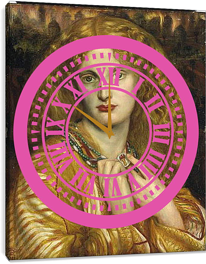 Часы картина - Helen of Troy. Данте Габриэль Россетти