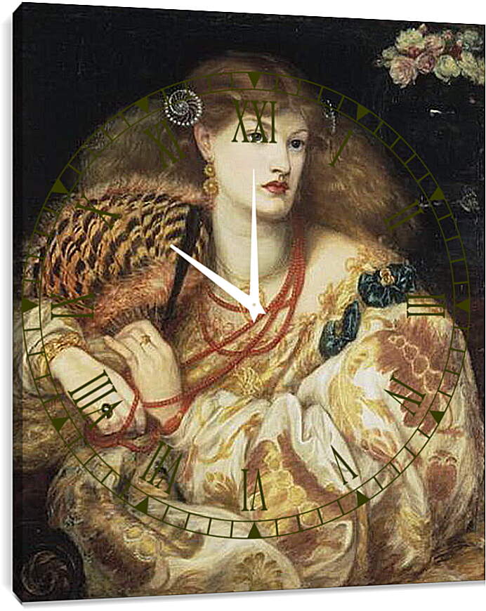 Часы картина - Monna Vanna. Данте Габриэль Россетти
