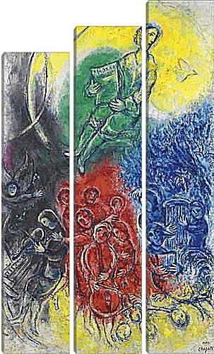 Модульная картина - LA MUSIQUE. (Музыка) Марк Шагал