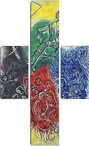 Модульная картина - LA MUSIQUE. (Музыка) Марк Шагал