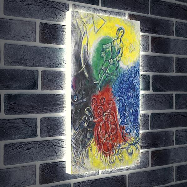 Лайтбокс световая панель - LA MUSIQUE. (Музыка) Марк Шагал
