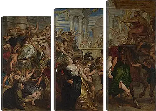 Модульная картина - The Rape of the Sabine Women. Питер Пауль Рубенс