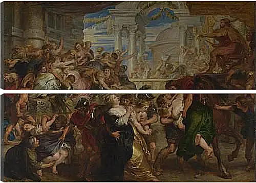 Модульная картина - The Rape of the Sabine Women. Питер Пауль Рубенс