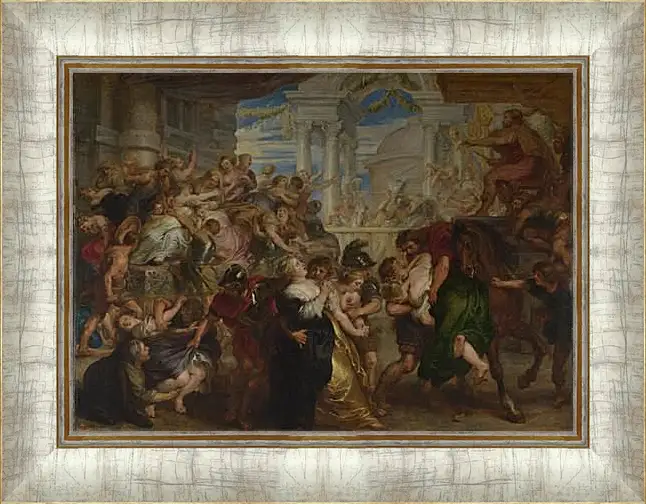 Картина в раме - The Rape of the Sabine Women. Питер Пауль Рубенс