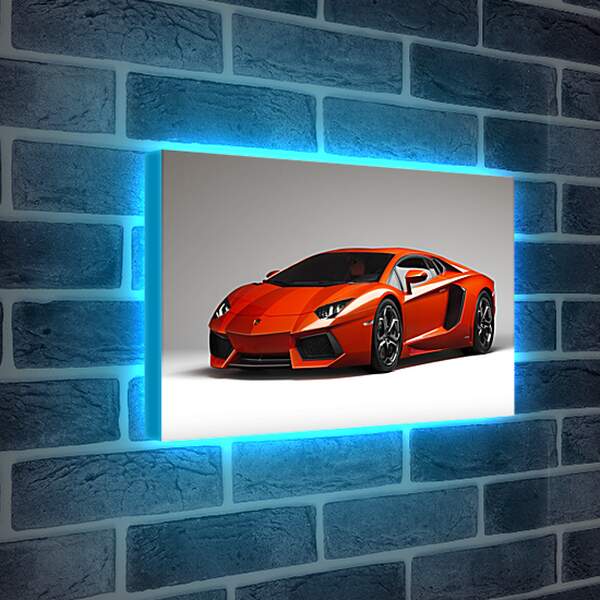 Лайтбокс световая панель - Lamborghini Aventador
