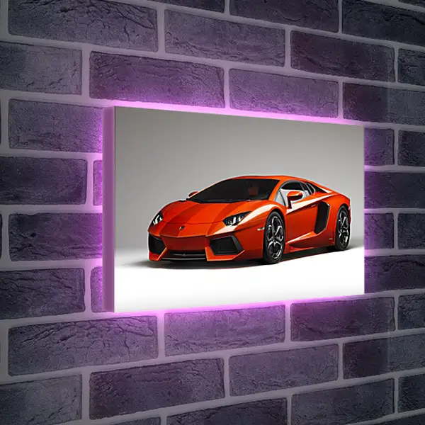 Лайтбокс световая панель - Lamborghini Aventador