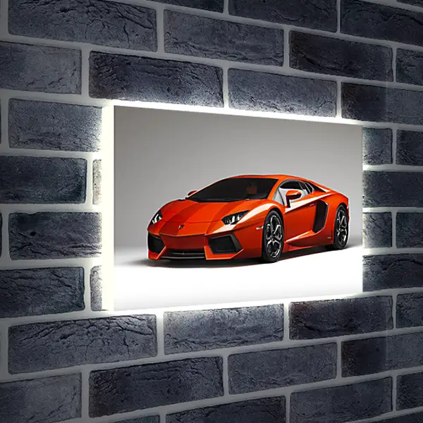 Лайтбокс световая панель - Lamborghini Aventador