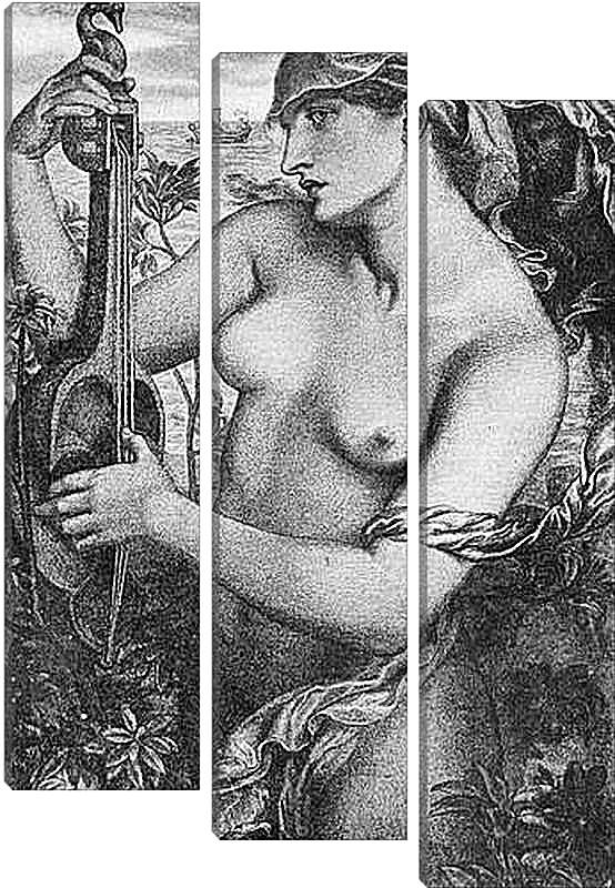 Модульная картина - Ligeia Siren. Данте Габриэль Россетти