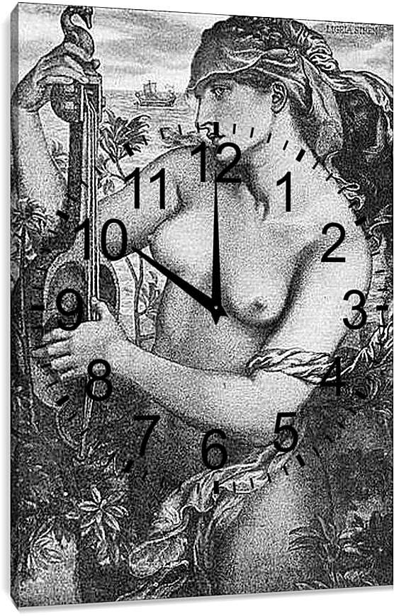 Часы картина - Ligeia Siren. Данте Габриэль Россетти