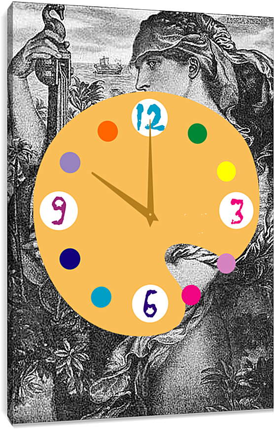 Часы картина - Ligeia Siren. Данте Габриэль Россетти

