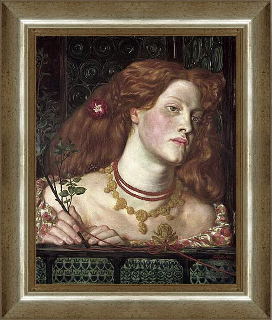 Картина в раме - Fair Rosamund. Данте Габриэль Россетти
