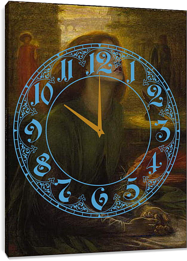Часы картина - Beata Beatrix. Данте Габриэль Россетти
