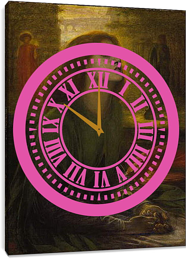 Часы картина - Beata Beatrix. Данте Габриэль Россетти
