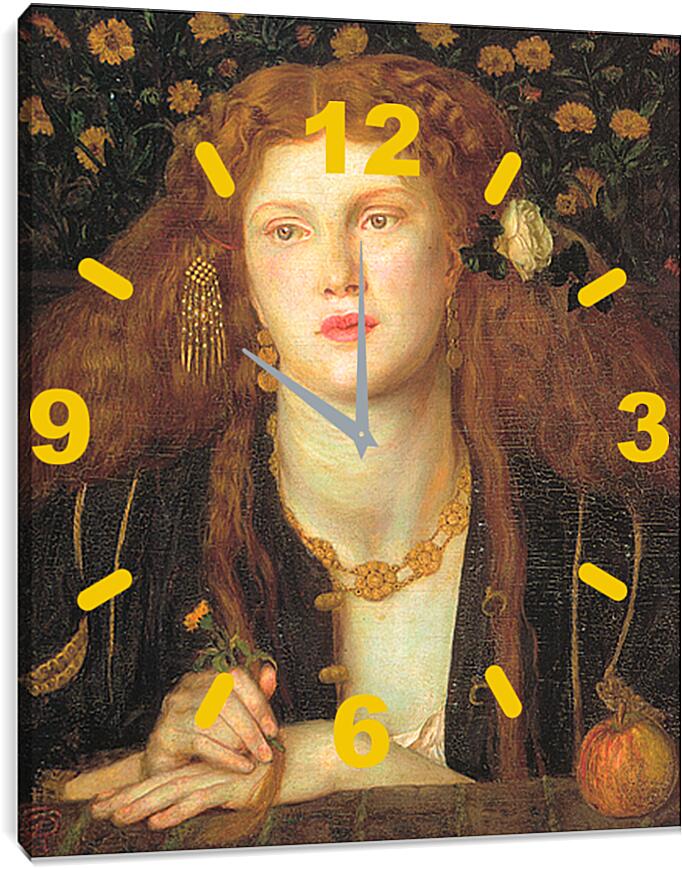 Часы картина - Bocca Baciata. Данте Габриэль Россетти
