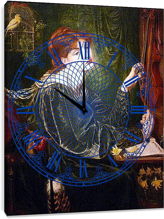 Часы картина - Veronica Veronese. Данте Габриэль Россетти