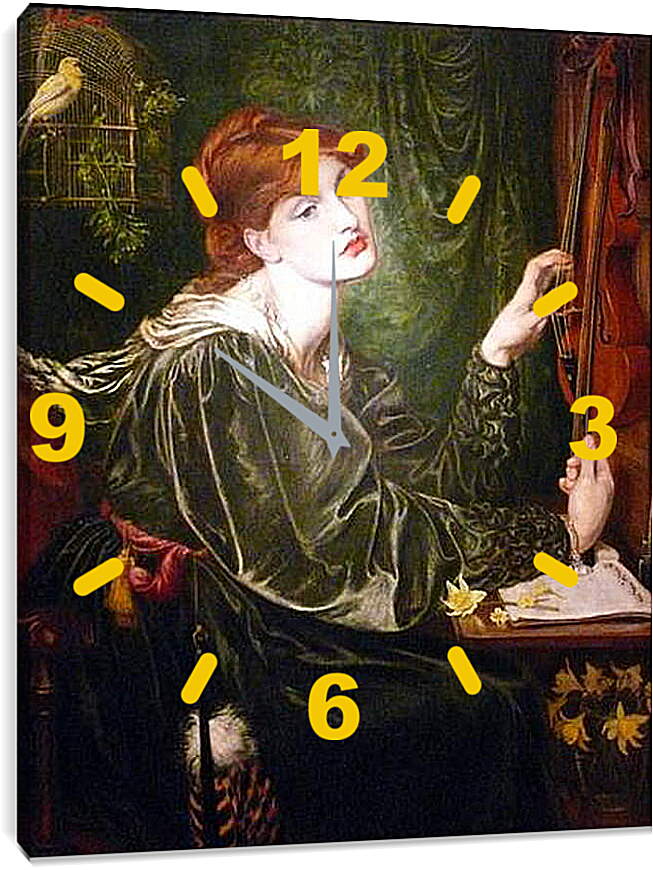 Часы картина - Veronica Veronese. Данте Габриэль Россетти
