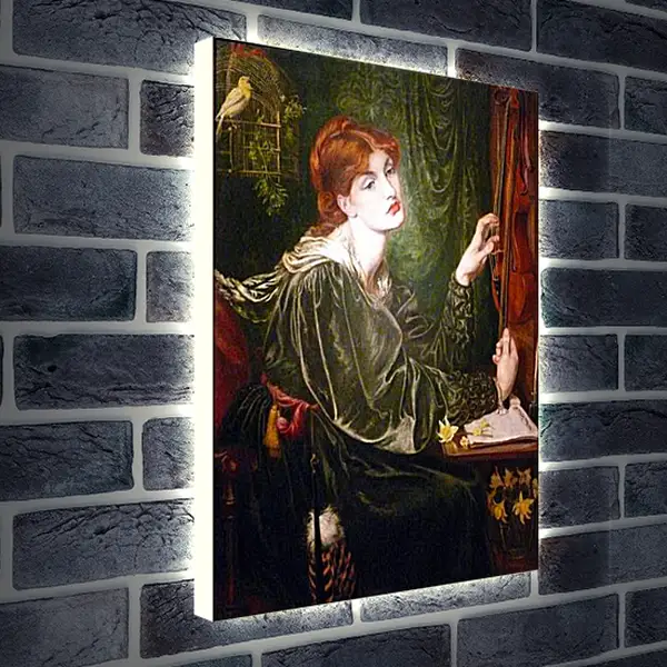 Лайтбокс световая панель - Veronica Veronese. Данте Габриэль Россетти