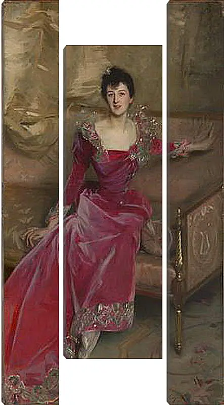 Модульная картина - Mrs. Hugh Hammersley - Госпожа Хью Хэммерсли. Джон Сингер Сарджент