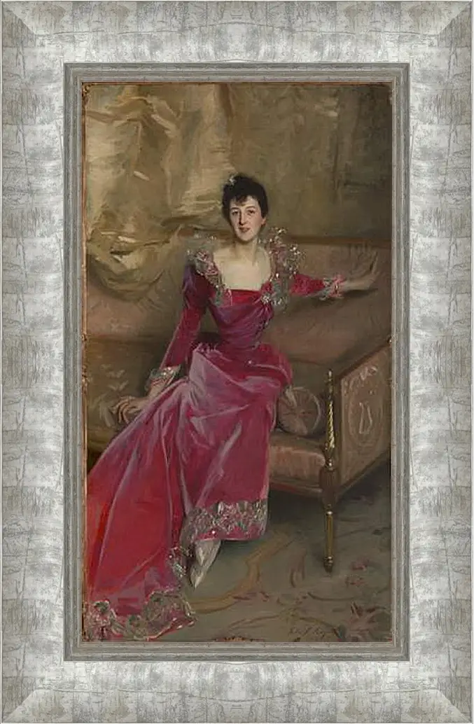 Картина в раме - Mrs. Hugh Hammersley - Госпожа Хью Хэммерсли. Джон Сингер Сарджент